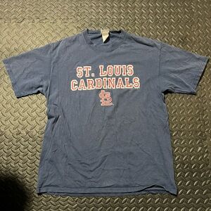 St. Louis Cardinals Navy Blue T-Shirt
